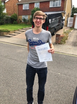 Well done passed first time at Uxbridge DTC. Very confident drive.